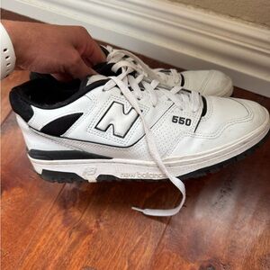 New Balance 550 Men's 550s White and Black Sneakers